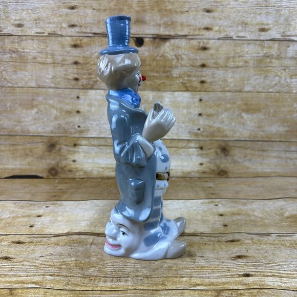 Vintage Duncan Royale Ceramic Clapping Clown Figurine 10" Tall - Picture 12 of 14